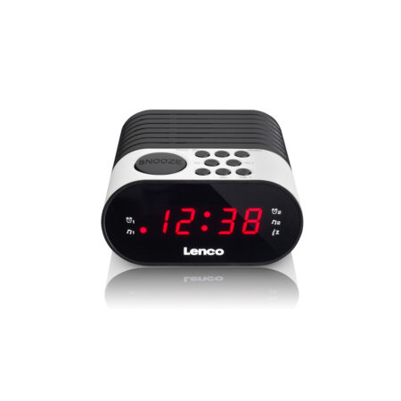 Lenco CR-07 Wekker radio Wit | Lenco