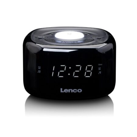 Lenco CR-12BK Wekker radio Zwart | Lenco