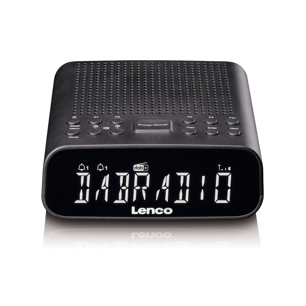 Lenco CR-606BK Wekker radio Zwart | Lenco