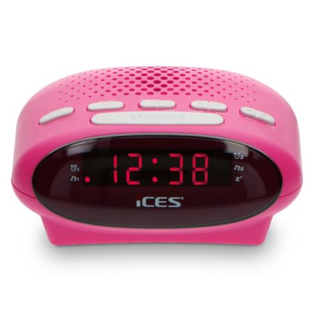Lenco ICR-210 Wekker radio Roze | Lenco