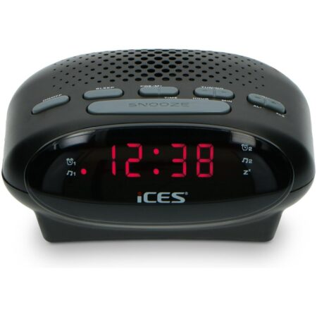 Lenco ICR-210 Wekker radio Zwart | Lenco