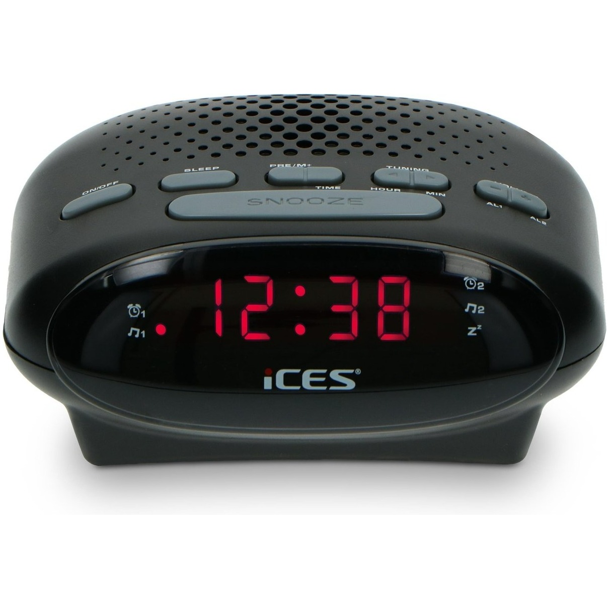 Lenco ICR-210 Wekker radio Zwart | Lenco
