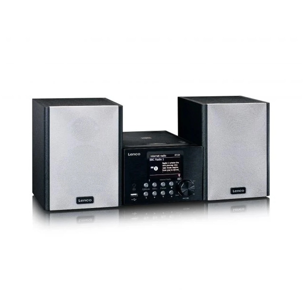 Lenco MC-250 Stereo set Zwart | Lenco
