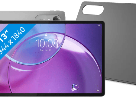 Lenovo Idea Tab Pro Gen 2 13 inch 256GB Wifi Grijs met Stylus + Book Case