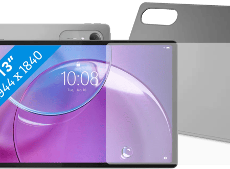Lenovo Idea Tab Pro Gen 2 13 inch 256GB Wifi met Stylus + Book Case en Screenprotector