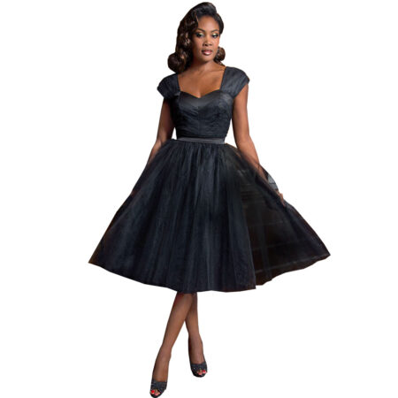 Lesley-Ann Tulle Dress Black-XXXXL | 40% korting | Laura Byrnes