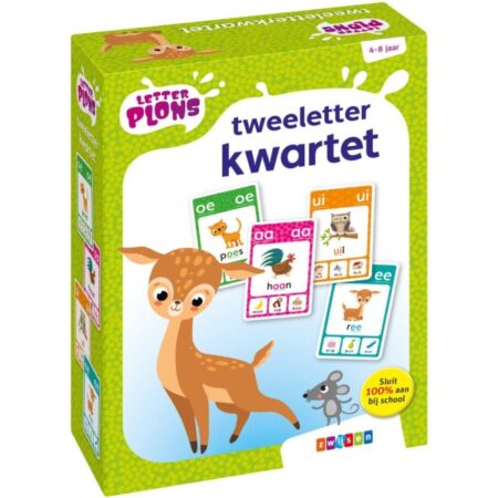 Letterplons Tweeletter Kwartet | Zwijsen