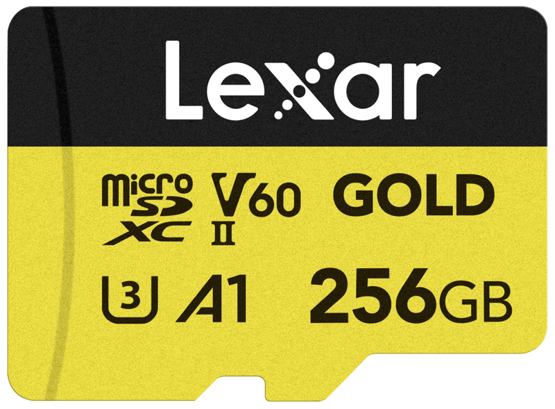 Lexar Professional MicroSDXC GOLD 256GB 180MB/s