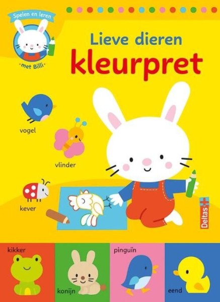 Lieve Dieren Kleurpret - Spelen En Leren Met Billi | Deltas