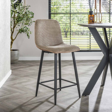 LifestyleFurn Barstoel 'Salim' Rib