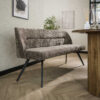 LifestyleFurn Eetkamerbank 'Lavonne' Chenille
