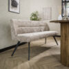 LifestyleFurn Eetkamerbank 'Lavonne' Chenille
