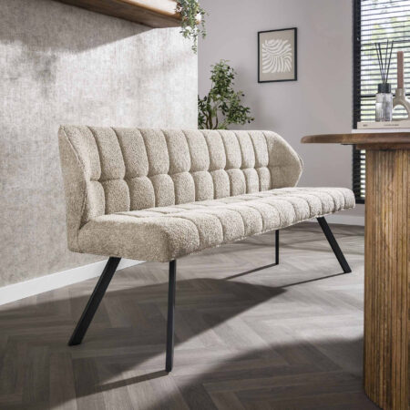 LifestyleFurn Eetkamerbank 'Thandie' Bouclé