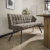 LifestyleFurn Eetkamerbank 'Thandie' Hoven stof
