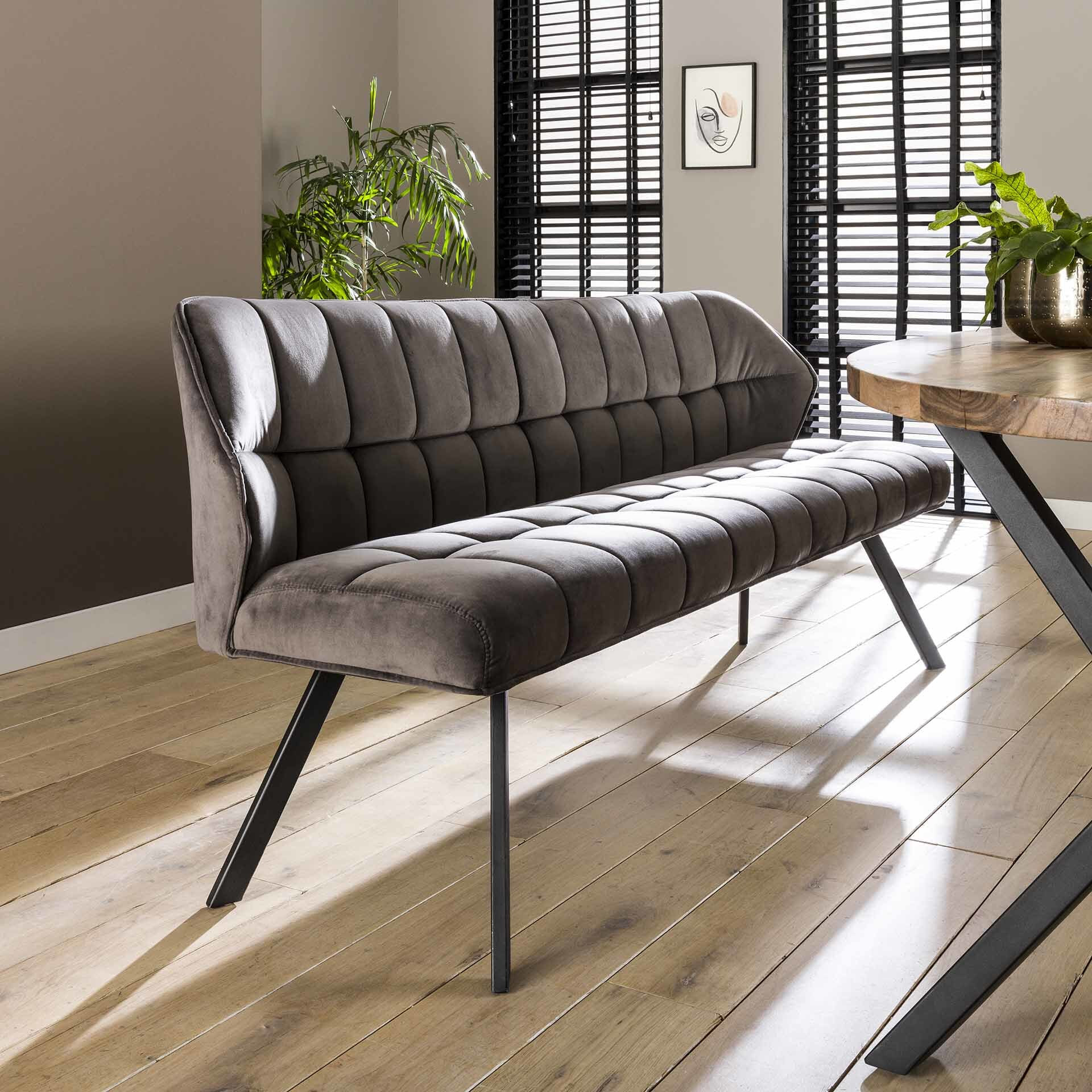 LifestyleFurn Eetkamerbank 'Thandie' Velvet