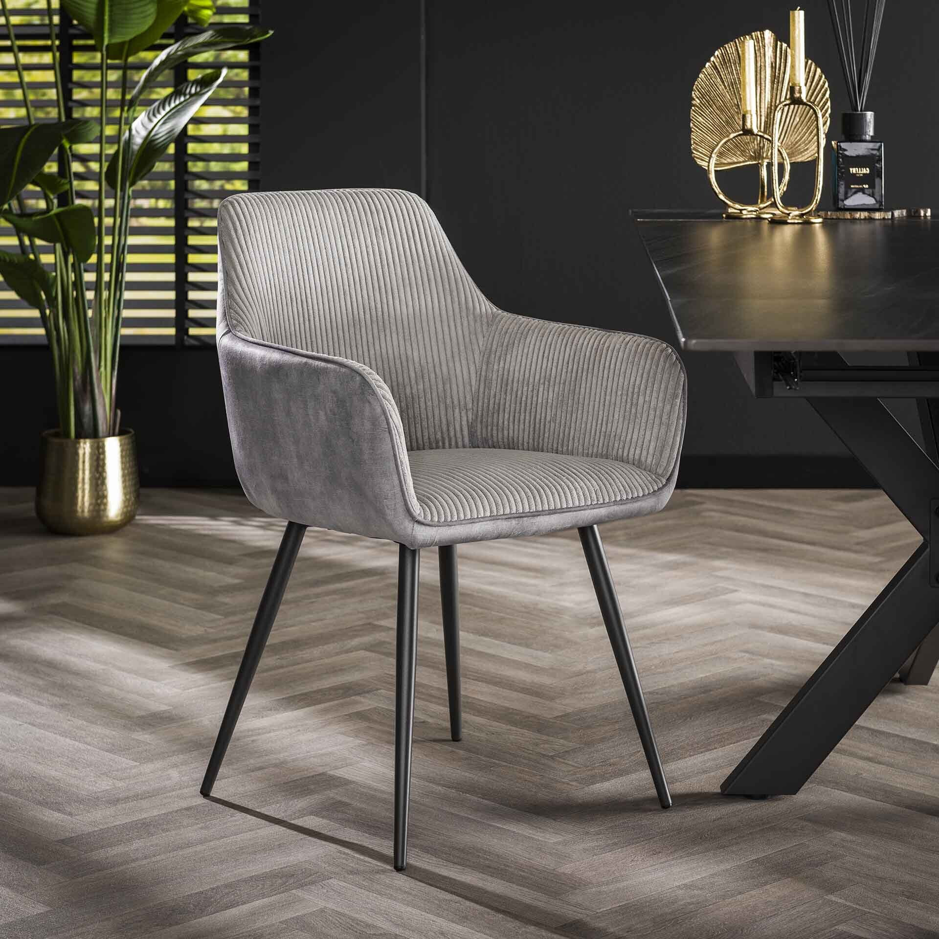 LifestyleFurn Eetkamerstoel 'Kerbi' Rib