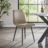 LifestyleFurn Eetkamerstoel 'Salim' Rib