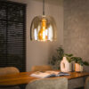 LifestyleFurn Hanglamp 'Rift' Amber glas