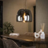 LifestyleFurn Hanglamp 'Rift' Smoke glas