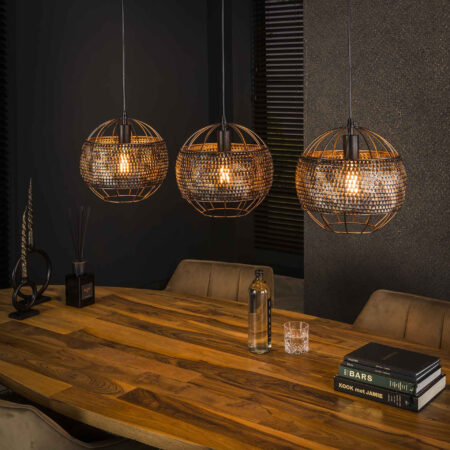 LifestyleFurn Hanglamp 'Stefen' 3-lamps | LifestyleFurn