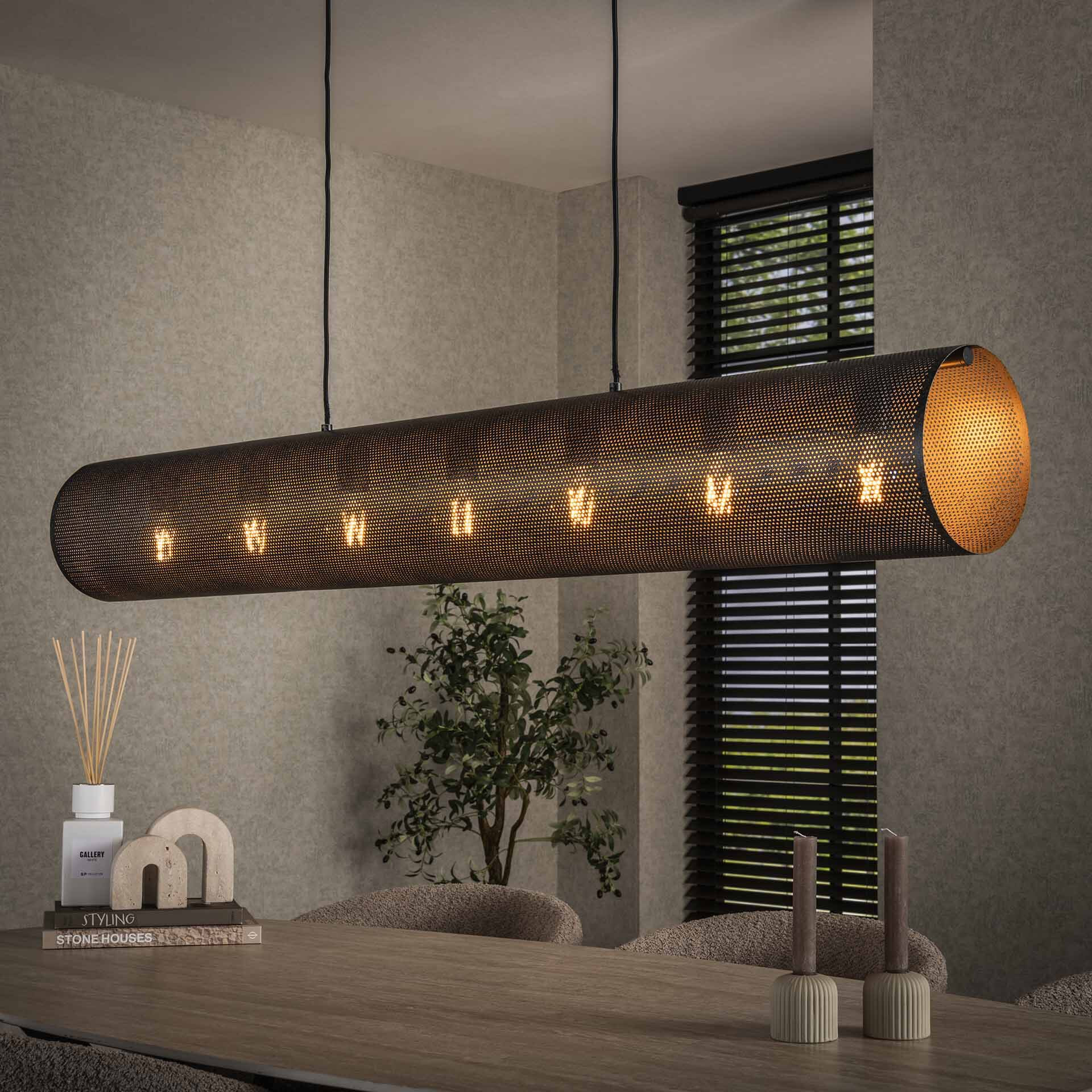 LifestyleFurn Hanglamp 'Terrie' 7-lamps