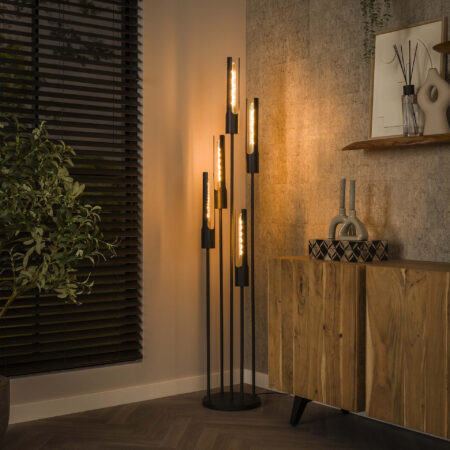 LifestyleFurn Vloerlamp 'Charnelle' 5-lamps