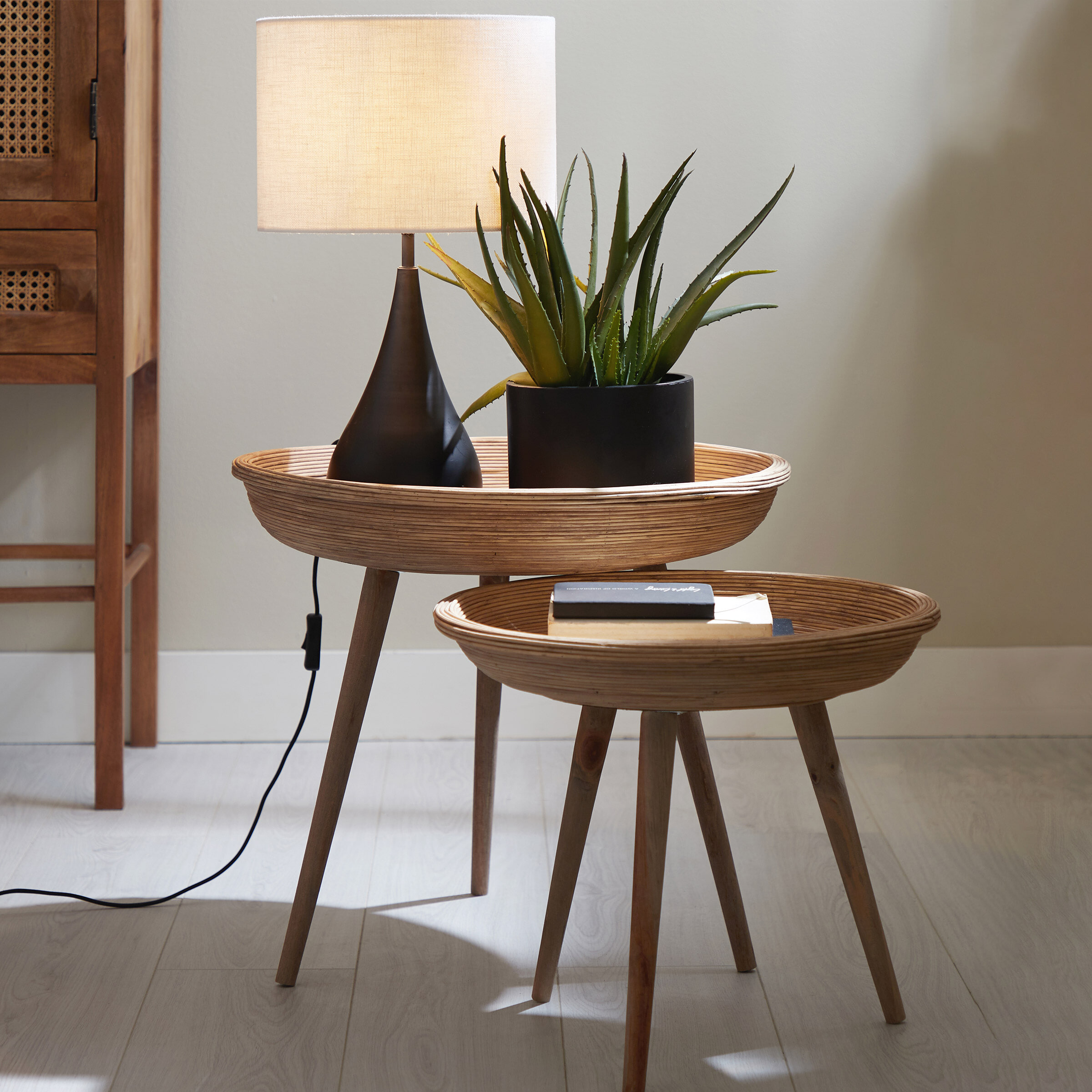Light & Living Bijzettafel 'Colon' Rotan
