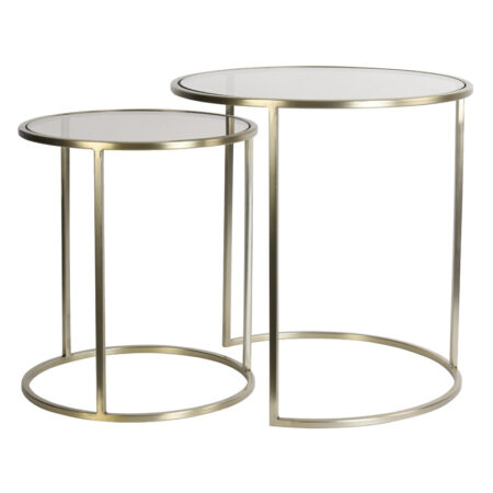 Light & Living Bijzettafel 'Duarte' Set van 2 stuks
