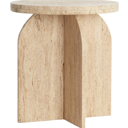 Light & Living Bijzettafel 'Otinia' Travertin