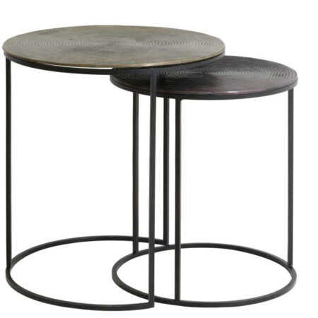 Light & Living Bijzettafel 'Talca' Set van 2