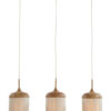 Light & Living Hanglamp 'Dania' Houtlook en touw