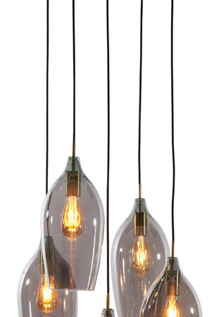 Light & Living Hanglamp 'Lukaro' 5-lamps