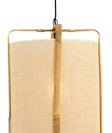 Light & Living Hanglamp 'Sendai' Jute en Bamboe