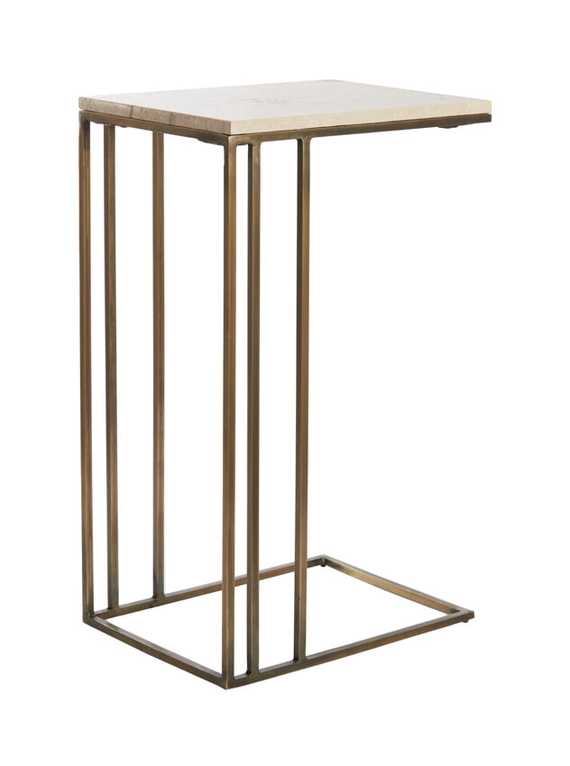 Light & Living Laptoptafel 'Roshan' Travertin