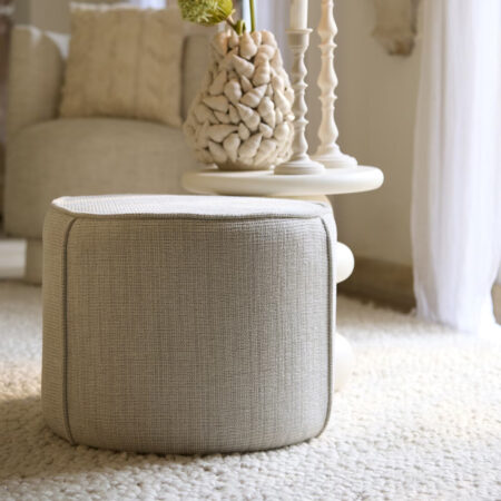 Light & Living Poef 'Domoni' Chenille