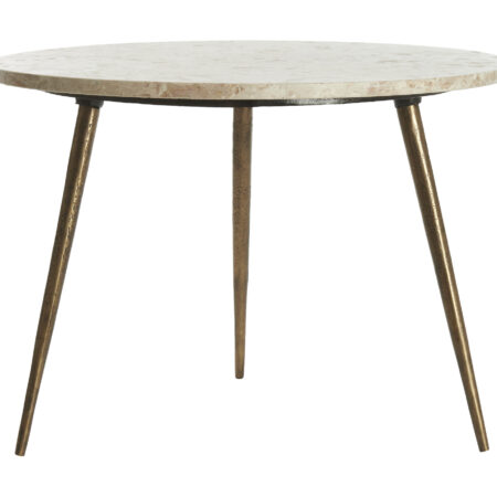 Light & Living Ronde Salontafel 'Zeca' Marmer