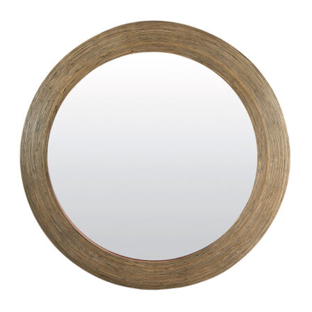 Light & Living Ronde Spiegel 'Piedre' Rotan
