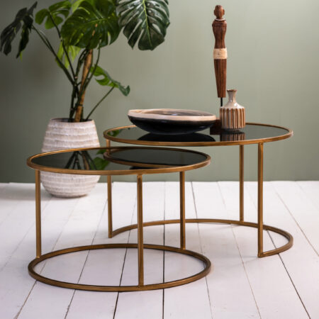 Light & Living Salontafel 'Duarte' Set van 2 stuks