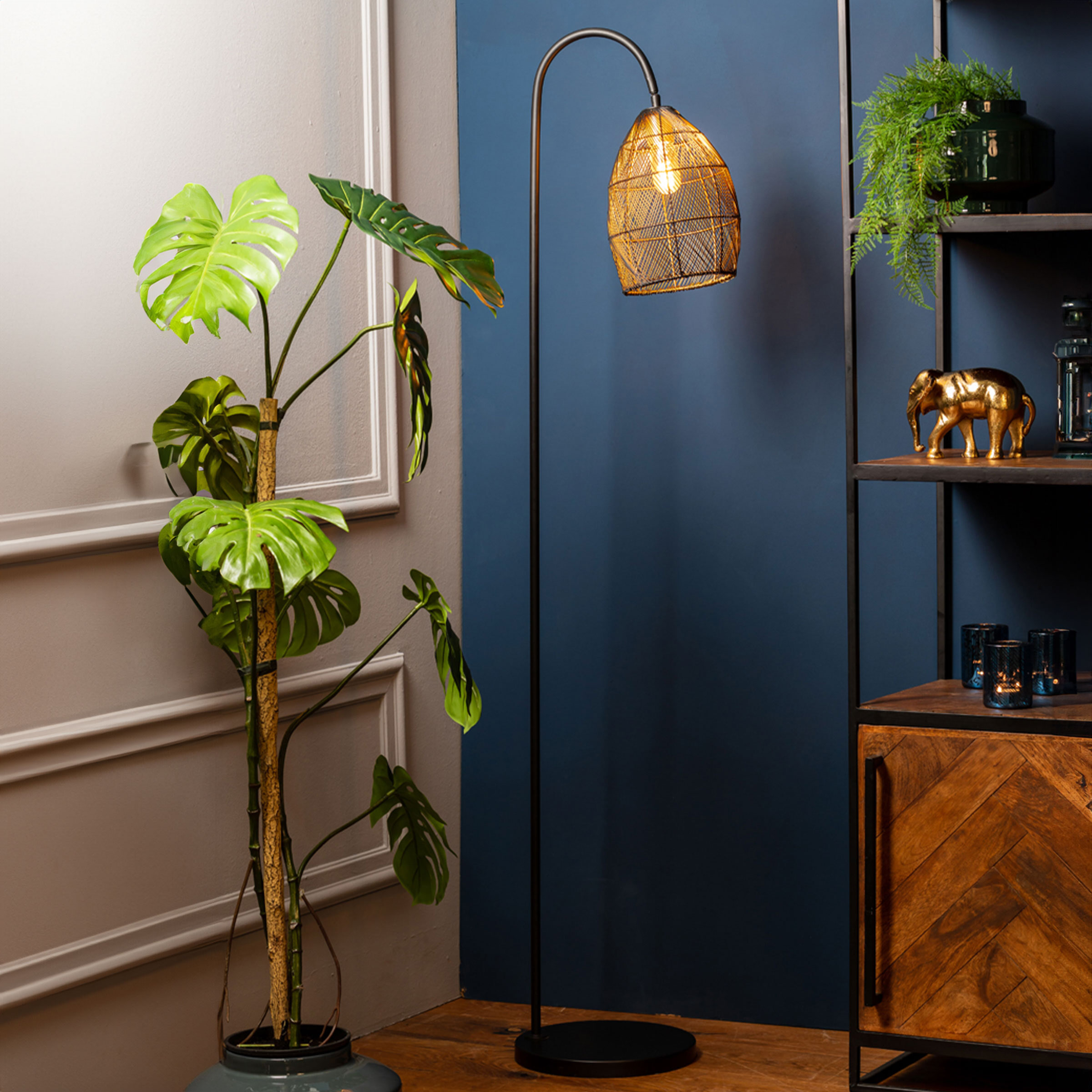 Light & Living Vloerlamp 'Meya'