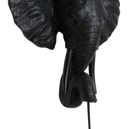 Light & Living Wandlamp 'Elephant' kleur Mat Zwart | Light & Living