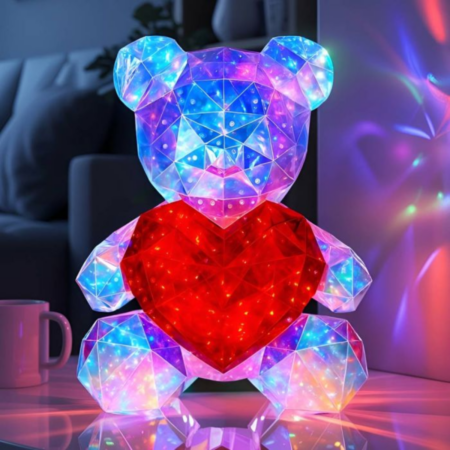 Light Up Teddy - 40cm - 8 standen - Sfeerlamp | MikaMax