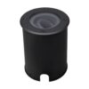 Lilly dimbare LED Grondspot - Kantelbaar - Overrijdbaar - Rond - RVS - excl. GU10 lamp - IP67 waterdicht - 3 jaar garantie - Zwart - Oprit - Tuinverlichting | HOFTRONIC