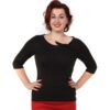 Lily Top Black-XXXL | 25% korting | Heart of Haute
