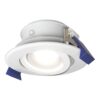 Lima LED inbouwspot - 4 Watt 345 Lumen - 6500K daglicht wit - GU10 - Dimbaar - Rond - Kantelbaar - IP65 Waterdicht - Wit - Voor binnen