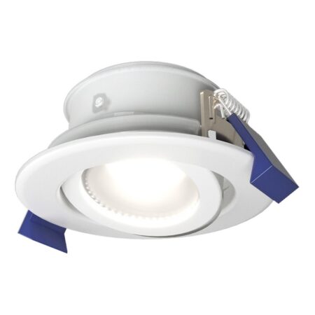 Lima LED inbouwspot - 4 Watt 345 Lumen - 6500K daglicht wit - GU10 - Dimbaar - Rond - Kantelbaar - IP65 Waterdicht - Wit - Voor binnen