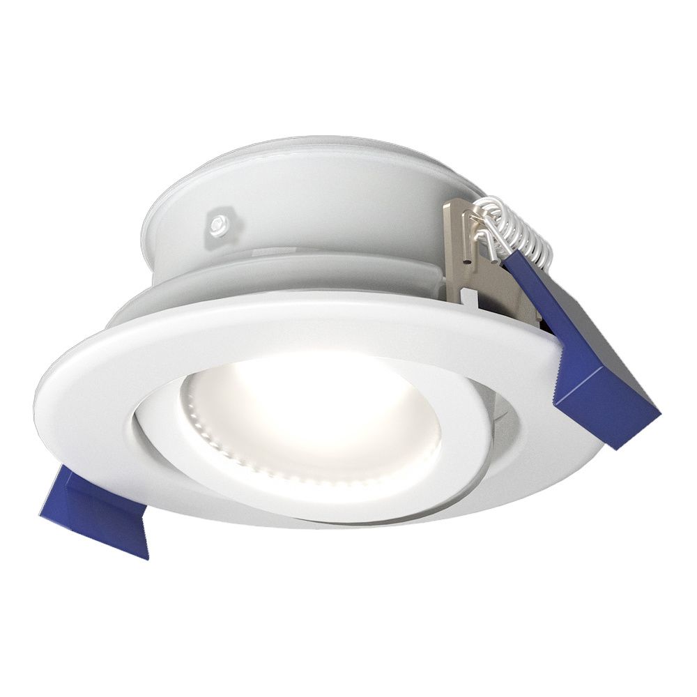 Lima LED inbouwspot - 4 Watt 345 Lumen - 6500K daglicht wit - GU10 - Dimbaar - Rond - Kantelbaar - IP65 Waterdicht - Wit - Voor binnen