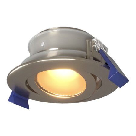 Lima LED inbouwspot - 4 Watt 345 lumen - 2700K Warm wit - GU10 - Dimbaar - Rond - Kantelbaar - IP65 Waterdicht - RVS - Voor binnen