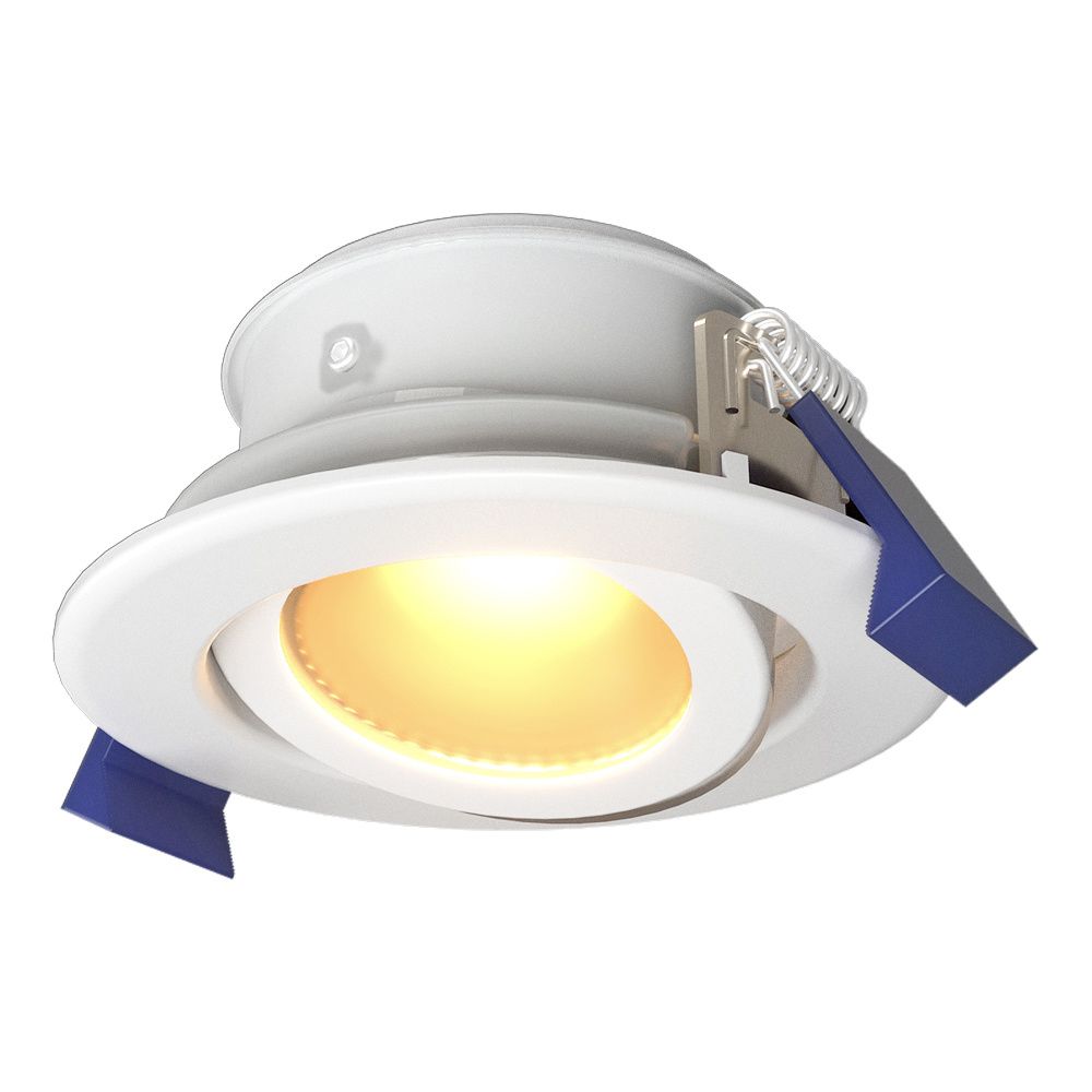 Lima LED inbouwspot - 4 Watt 345 lumen - 2700K Warm wit - GU10 - Dimbaar - Rond - Kantelbaar - IP65 Waterdicht - Wit - Voor binnen