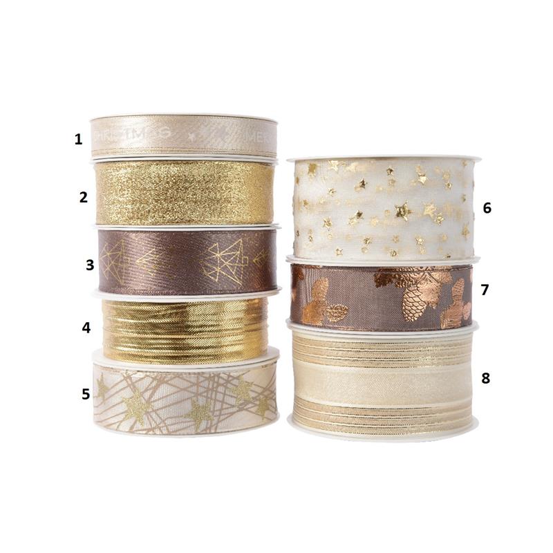 Lint goud-crème-bruin | Decoris