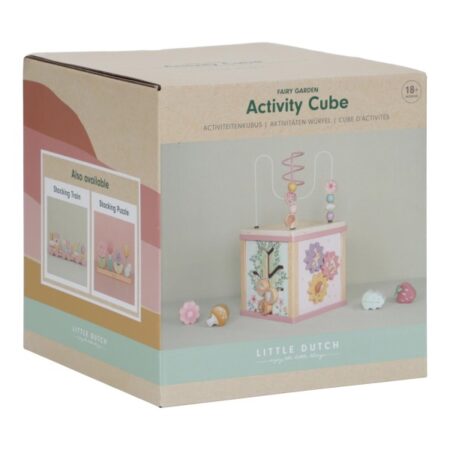 Little Dutch Houten Activiteitenkubus Fairy Garden | Little Dutch